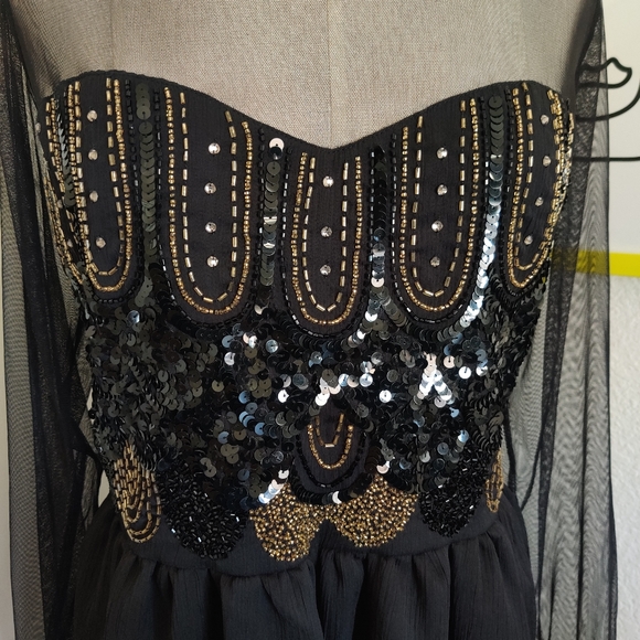 β¨π€ ASOS Curve Babydoll Sequin Dress β¨π€ - Picture 3 of 11